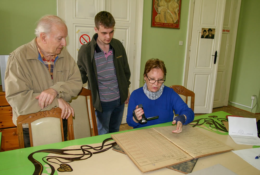 Гости из Центра руске емиграције Александар Солжењицин у посети Историјском архиву Бела црква
